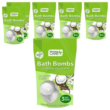 Personal Care 檸檬椰奶香氛沐浴球 3顆 舒緩放鬆  150g  6包
