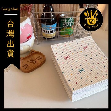 ✨️臺灣出貨✨️暖廚小築✅可開發票彩虹波點蝴蝶結顏值廚房去污神器百潔布洗碗擦家務加厚清潔抹布