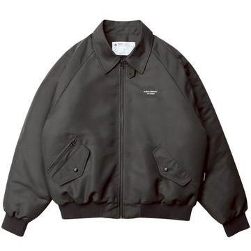 B-SIDE MA-1 FLIGHT JACKET 鋪棉機能 寬短版 飛行外套 (深灰色)