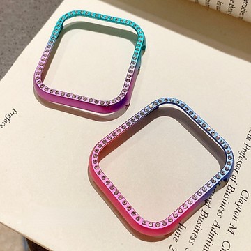 創意漸變水鑽鋁殼 Applewatch錶殼 iwatch11錶殼 9SE765代 Ultra