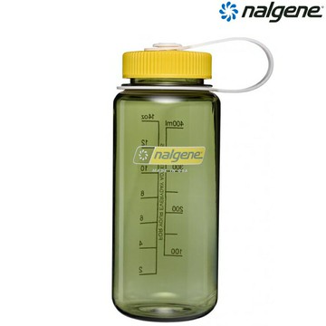Nalgene 500cc 寬嘴水壺 Tritan Sustain 2020-2816 油綠/小蒼蘭