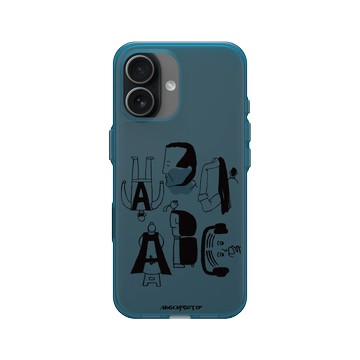 iPhone 17 Clear (相機按鈕) 夜幕藍 - MUG CUP GUY - ABCD