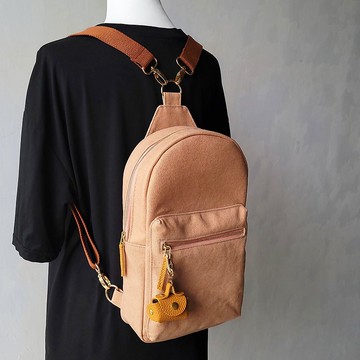 2way單肩斜跨包 2用後背包 書包 旅行包 通勤包 2色