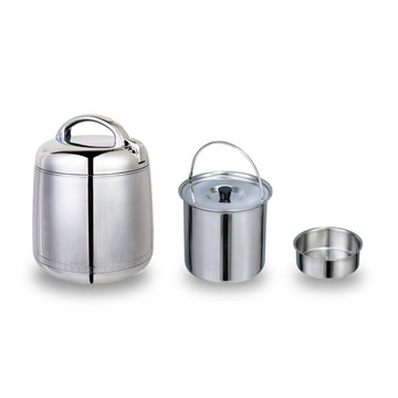 【GOLDEN FIRE 火牌】台灣製造-CL-767A S/S 燜燒鍋 2.0L 銀色-IH爐可用鍋