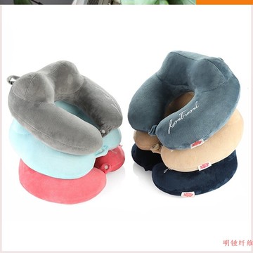 辦公室午睡神器仰睡脖子u型枕睡覺的u形頸枕汽車成人午休枕靠枕