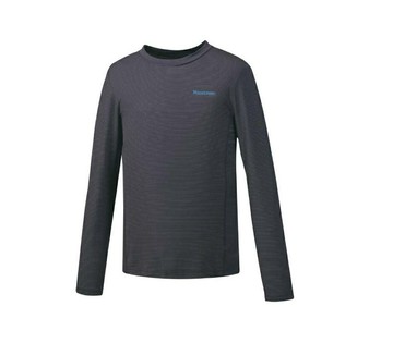 【【蘋果戶外】】山林 41P51-11 深灰 男 銀纖透氣排汗長袖上衣 抑菌防臭吸濕排汗衣 防曬 抗UV 彈性 四季 Mountneer