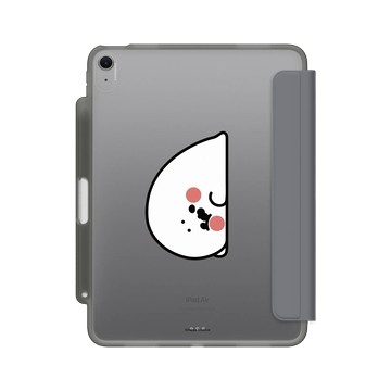 11 吋 iPad Air (M2) iPad Case 極致灰 - 無所事事小海豹 The Nothing Seal - 直直地躺著