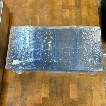 冰立方水果盒【大正餐具批發】透明糖果盒 水果盒 翻蓋糖果盒 翻蓋水果盒 壓克力塑料盒子 掀蓋盒 壓克力盒《出清專區》