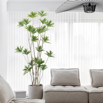 人造綠植仿真樹 北歐仿真假植物客廳盆栽百合竹網紅落地大型室內櫥窗裝飾綠植擺件