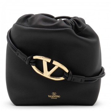 Valentino Garavani - Black Leather Wallet Uni