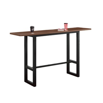 直人木業-BLAIR系統板胡桃色吧檯桌180公分