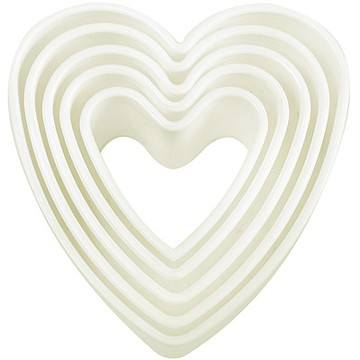 《GP&me》Dolce大小餅乾模5件-愛心-- 餅乾模 餅乾壓模 烘焙點心