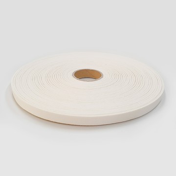 JSTrading 素面棉質標籤帶 10mm  胚布色  1個