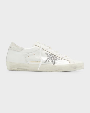 Superstar Pearly Glitter Low-Top Sneakers