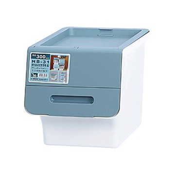 KEYWAY鄉村直取式整理箱/HB31/30L/藍