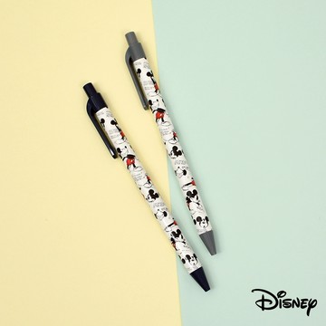 迪士尼｜油性自動原子筆 米奇2入組 雙色 原子筆 文具用品 筆 辦公用具  NP000-01