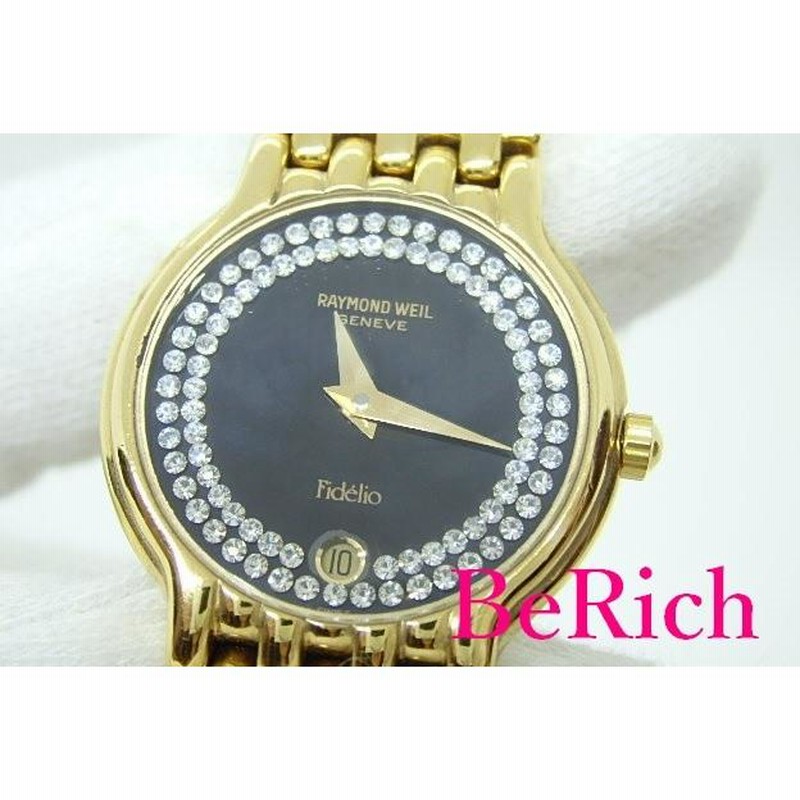 レイモンドウィル RAYMOND WEIL腕時計黒18K SS アナログ