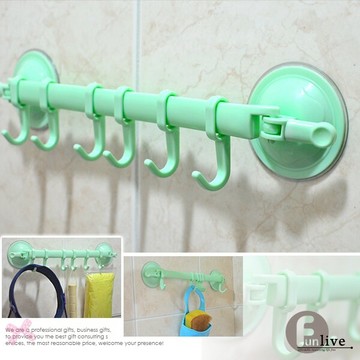 強力吸盤掛桿一體式-短  收納掛鉤 掛勾 掛鈎 廚房 浴室用品 置物 收納 吸盤 收納 居家 吊掛 簡便收納 簡易掛勾 吸盤掛勾