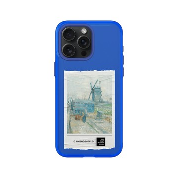 iPhone 15 Pro Max Clear 激光藍 - Van Gogh Museum - 蒙馬特：風車和耕田