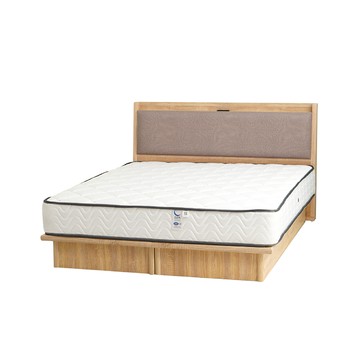 【本木】奈得亞 房間三件組-雙人5尺 床頭+內縮床底+3M床墊梧桐