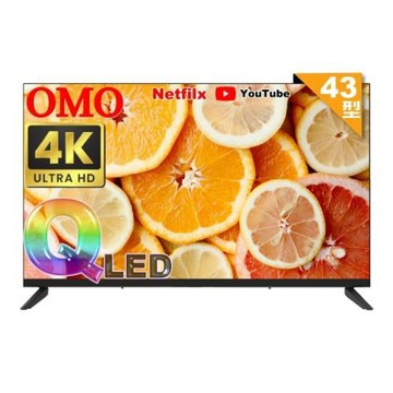 【omo】 43型4K QLED 智慧聯網液晶顯示器(不含安裝)
