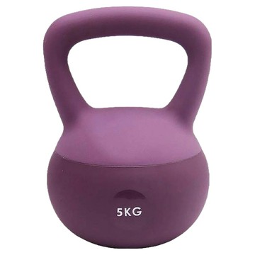 軟壺鈴  1個  5kg  紫色