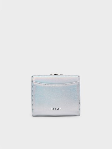 S'AIME 晝夜金屬皮料口金對折短夾