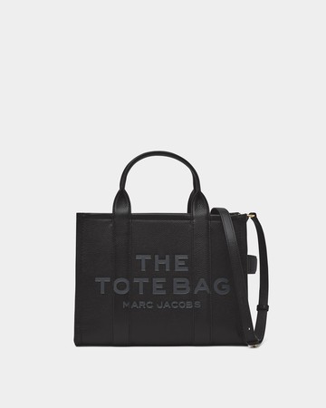 【限時5折起】MARC JACOBS THE 系列中型經典皮革托特包 - 7 款顏色 黑色 | 台灣唯一總代理