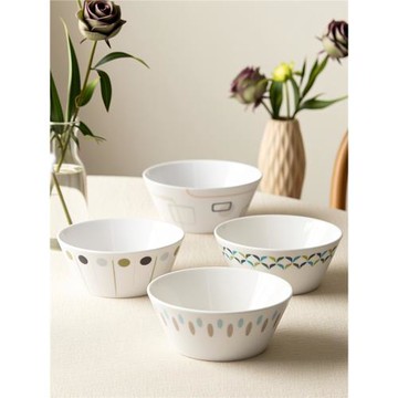 ABOUT韓國骨瓷碗燕麥碗湯碗5.5英寸碗北歐餐具喬遷碗無鉛高級感碗