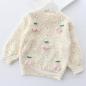 女童毛衣套頭2025春秋裝新款兒童韓版圓領針織衫小女孩打底毛線衣