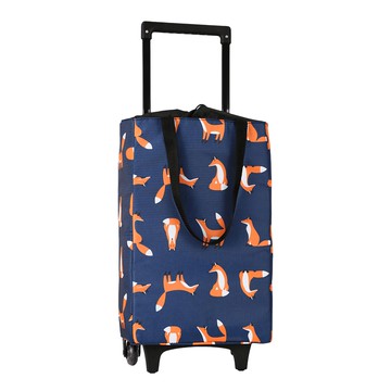 Reddot 紅點生活 多功能保冷伸縮摺疊車  金狐狸 藍色  1層