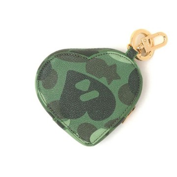 AirRoom 2025AW BAPE A BATHNIG APE HEART BAG 迷彩 吊飾 愛心 零錢包 現貨