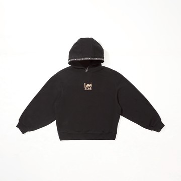 Lee 女款 寬鬆版 帽緣滾邊文字小LOGO 帽T | X-LINE | 人氣單品