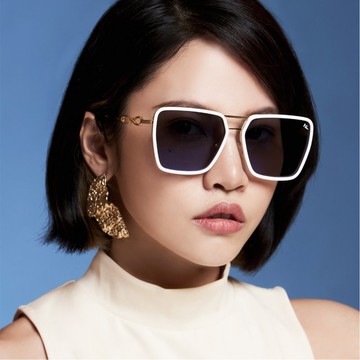 【快速出貨】時尚藝術太陽眼鏡 /偏光片墨鏡 | MARINA白