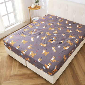 J-bedtime 床寢時光 100%防水床包式保潔墊 專業防護 XY6838M  雙人  狗狗好夥伴
