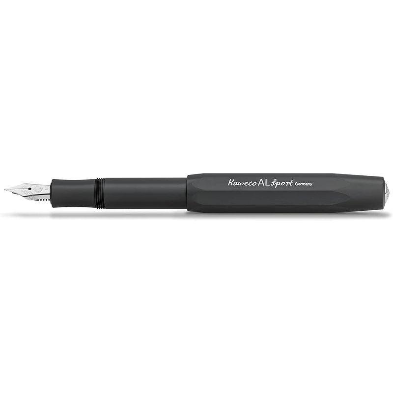 KAWECO カヴェコ 万年筆 M 中字 アル スポーツ ブラック ALFP-BK カートリッジ式 正規輸入品