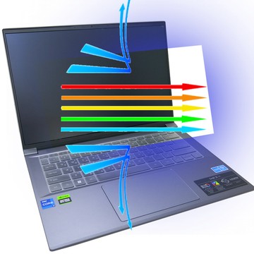 EZstick ACER Swift X SFX14-71G 防藍光螢幕貼 抗藍光 (14.5吋寬)