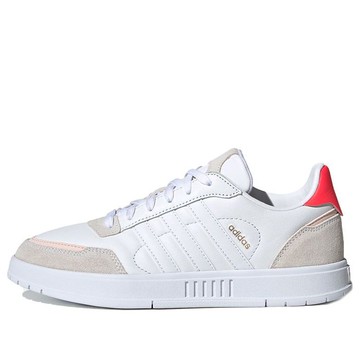 Adidas neo white red sale