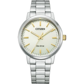 CITIZEN 星辰 光動能簡約手錶 母親節送禮首選-香檳金 BJ6541-58P