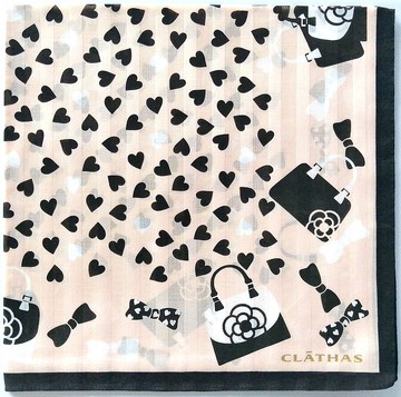 Clathas 古董手帕 女性飾品 22.5 x 22.5 英吋