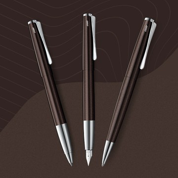 【LAMY】 鋼珠筆 / studio 系列 - 咖啡色 - 官方直營旗艦館