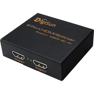 DigiSun VH712 4K2K HDMI一進二出影音分配器