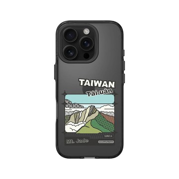 iPhone 16 Pro Clear 酷墨灰 - 老屋顏 Old House Face - 鐵窗花紋 - 台灣玉山