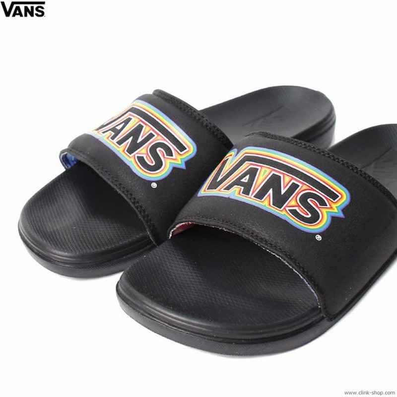 ヴァンズ Vans La Costa Slide On Black Black Pride メンズ サンダル スケートボーディング 通販 Lineポイント最大0 5 Get Lineショッピング