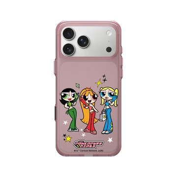 iPhone 17 Pro Max Clear (相機按鈕) 晶醺玫 - The Powerpuff Girls 飛天小女警 - 長腿飛天小女警
