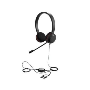 Jabra Evolve 20 MS 商務會議耳機麥克風(頭戴式立體聲商用耳機)