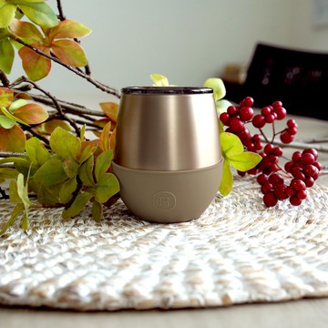 絕美沙漠鈦金色澤 | 雙層隨行保溫杯 | 冷杉杯-荒野 240ml