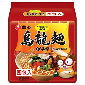 NONGSHIM 農心 香辣海鮮味烏龍麵  120g  4包