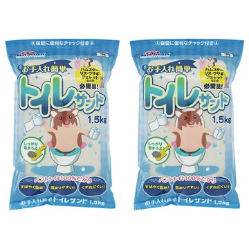 DoggyMan 多格漫 小動物專用清潔細粒廁所砂  1.5kg  2包