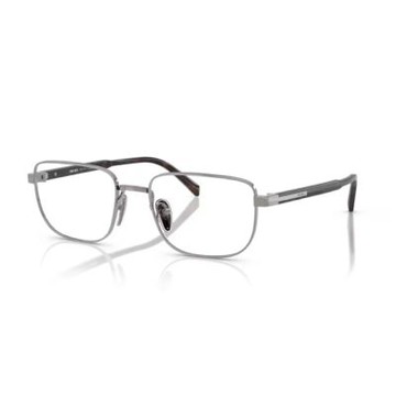 【PRADA 普拉達】方框光學眼鏡(槍灰#VPRB51V 20C1O1-55mm)